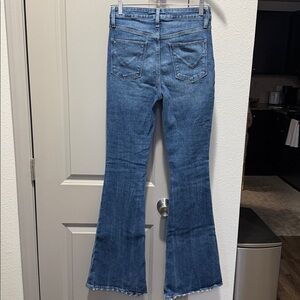 Hudson holly high rise medium wash flare jeans 26